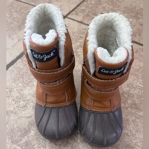Cat & Jack Brown Kids Winter Boots